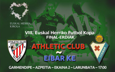 Finalerdiak: Athletic-Eibar, uztailaren 2an