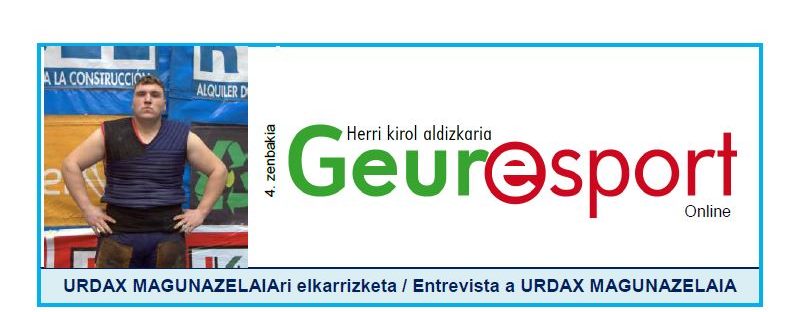 Geure Sport aldizkari digitalaren 4. alea