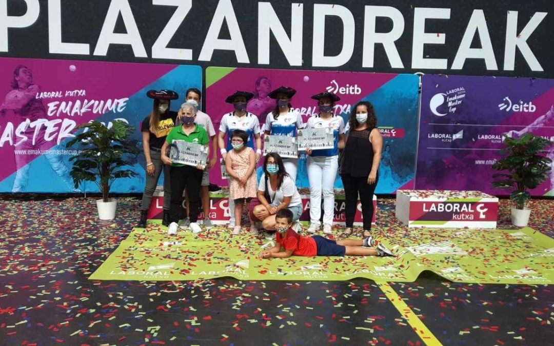 Reyes Azkoitiaren taldeak irabazi du Plazandreak txapelketa