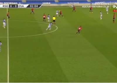 [EiTB] Realak bereganatu du Euskal Herria Txapela Osasunaren aurka (0’21”)