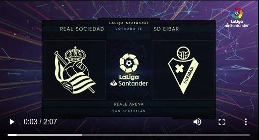 [EiTB] Real Sociedad 1–1 Eibar partidako laburpena eta golak (2’07”)