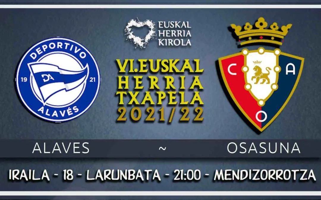 Alaves-Osasuna, larunbatean