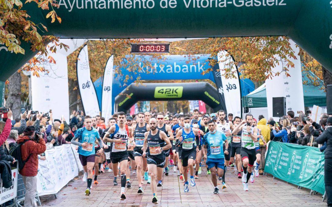 Pablo Benito Garciak eta Montserrat Sanchez de las Matasek irabazi dute Gasteizko Maratoia